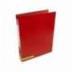 Carpeta marca Liderpapel carton forrado Color System A4 roja
