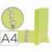Carpeta Liderpapel 4 anillas 25mm A4 color Verde