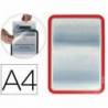 Marco Tarifold Din A4 adhesivo color rojo pack de 2