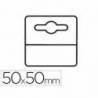 Etiqueta colgador adhesiva marca 3l office en pvc pack de 1000 unidades
