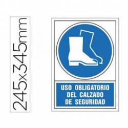 Señal marca Syssa obligatorio uso calzado seguridad