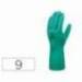 Guante DeltaPlus de Nitrilo flocado Algodon talla 9