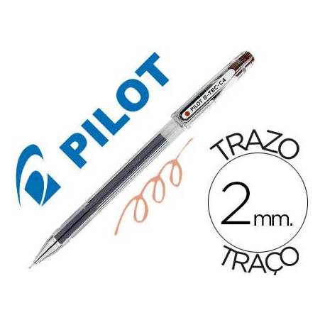 Boligrafo marca Pilot punta aguja 0,2 mm g-tec-c4 sepia