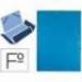 Carpeta de gomas Liderpapel color celeste folio