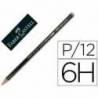 Lapices de grafito Faber Castell 9000 6H