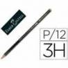 Lapices de grafito marca Faber Castell 9000 3H
