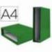 Caja archivador marca Liderpapel de palanca Din A4 documenta Verde