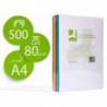 Papel color Q-Connect Din A4 5 colores intensos surtidos 500 hojas
