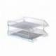 Bandeja sobremesa Archivo 2000 de plastico transparente cristal 340x260x60 mm