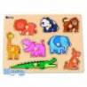 Puzzle Animales de la selva 8 piezas a partir de 18 meses Andreutoys