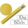 Bobina papel tipo kraft verdujado Liderpapel 65 g/m² 1x150 mt color Amarillo