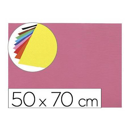 Goma eva Ondulada Liderpapel 50x70 cm color Rosa