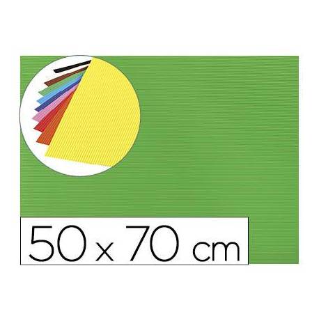 Goma eva Ondulada Liderpapel 50x70 cm color verde