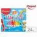 Rotuladores Maped Color' Peps Jumbo Punta Gruesa Caja de 24 rotuladores