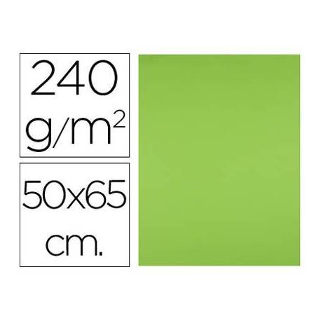 Cartulina Liderpapel Verde hierba 50x65 cm 240 gr Paquete de 25 unidades