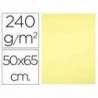 Cartulina Liderpapel color Amarillo Medio 50x65 cm 240 gr 25 unidades