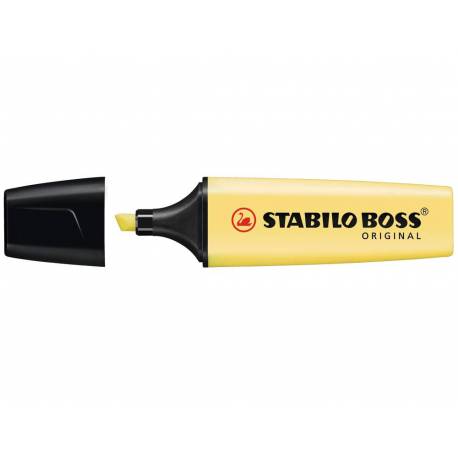 Rotulador Stabilo Boss Pastel Amarillo Cremoso (64346)