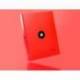 Carpeta 4 anillas 25mm Liderpapel Antartik A4 color rojo carton forrado