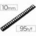 Canutillo plastico Marca Q-connect Redondo 10 MM Negro