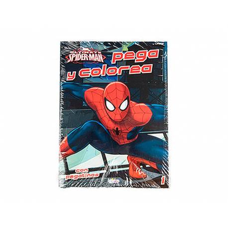 Cuaderno de Colorear Spiderman Pegacolor 12 páginas Con (63358)