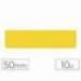 Etiqueta adhesiva marca Tarifold Tira delimitación suelo amarillo 20x5 cm