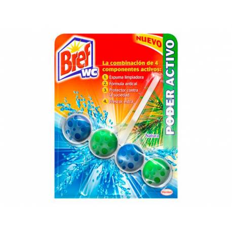 Desinfectante y ambientador marca Bref wc natural (59992)