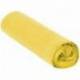 Bolsa basura amarilla 85x105cm uso industrial galga 110 rollo 10 unidades