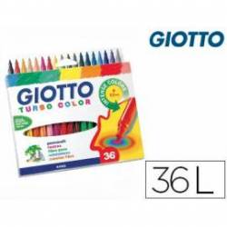 Rotulador Giotto Turbo punta media lavable caja 36 rotuladores