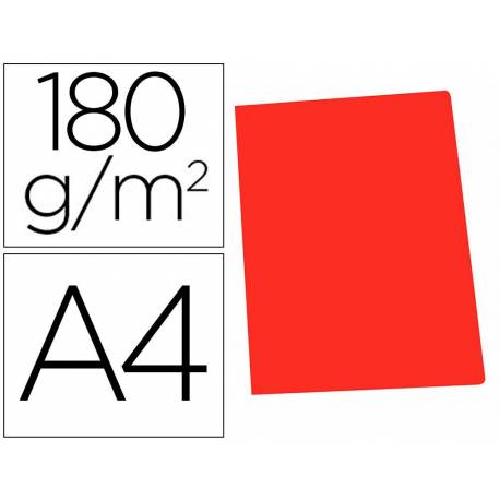 Subcarpeta de cartulina Gio Din A4 rojo pastel 180 g/m2