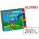 Lapices de colores alpino festival classbox caja 288 unidades 12 colores + sacapuntas