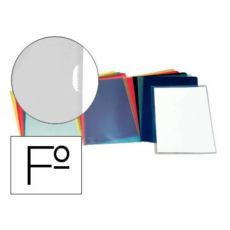 Funda dossier uñero Esselte Folio 110 micras color transparente
