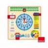 Juego didáctico Reloj calendario Diset