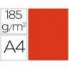 Cartulina Guarro din A4 tomate 185 gr paquete 50 hojas