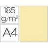 Cartulina Guarro din a4 crema 185 gr paquete 50 hojas