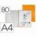 Carpeta Liderpapel con 80 fundas espiral escaparate naranja