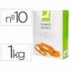 Bandas elasticas N 10 Q-connect 1000 gr 100 x 9 mm