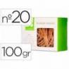 Gomillas elasticas Q-connect 100 gr numero 20