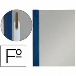 Carpeta dossier fastener Esselte PVC rigido Folio color azul marino