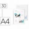Carpeta Beautone escaparate transparente con 30 fundas fijas Din a4