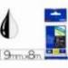 Cintas Brother TZE-325 9mm (ancho) x 8m (largo) laminada negro/blanco