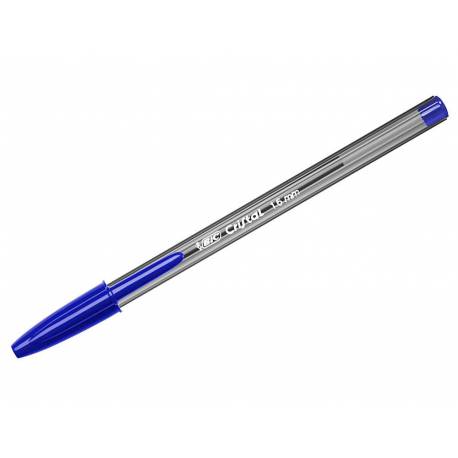 Paquete económico de 48 bolígrafos BIC Cristal Bold (0.063 in), azul, 48  unidades (MSBP241-BE)