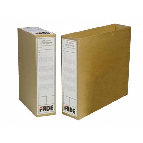 Caja de archivo folio prolongado - Color Blanco/Kraft, 0,72€, 50