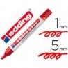 Rotulador Permanente Edding 3300 Rojo Punta Biselada