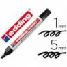 Rotulador Permanente Edding 3300 Color Negro Punta Biselada