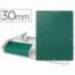 Carpeta de proyectos Liderpapel de carton con gomas. Folio. Verde. 3 cm