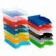 Bandeja sobremesa plastico q-connect color verde transparente 240x70x340 mm