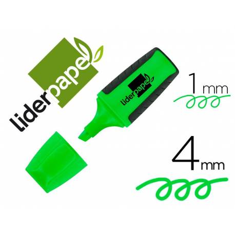 Rotulador Liderpapel mini verde