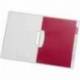 Carpeta dossier 5 separadores pinza lateral Beautone Din A4 color transparente