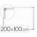 Pizarra Blanca laminada con marco de aluminio 200x100 Q-Connect
