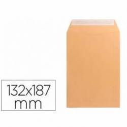 Sobres bolsa kraft Salarios N.4 Liderpapel, 140x190mm